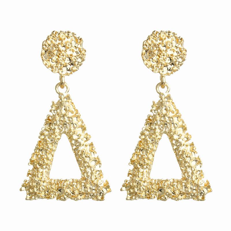 Geometric Round Marble Stud Earrings Various Models