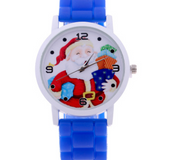 Christmas children's gift table Creative new cute Santa gift watch Silicone children's watch