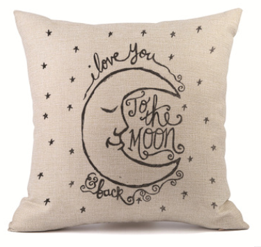 Customized pillowcase car sofa pillowcase lumbar pillow linen pillow sofa cushion