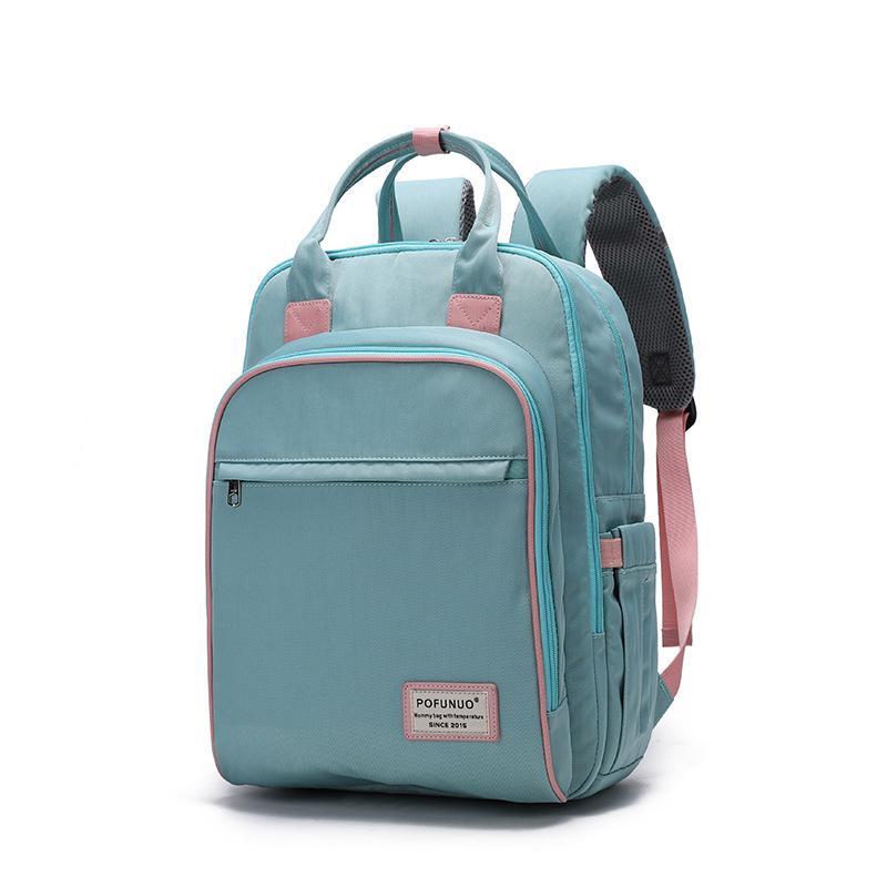 Bottle Heating Multi-Function Mommy Bag Waterproof Travel Baby Backpack With USB Interface