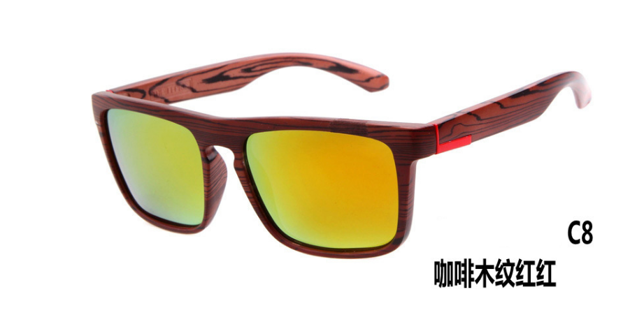 Retro Imitation Bamboo Wood Polarized Sunglasses