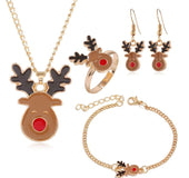 European and American Christmas jewelry set