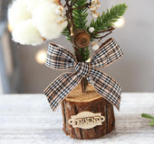 Christmas wrought iron small Christmas tree ornaments