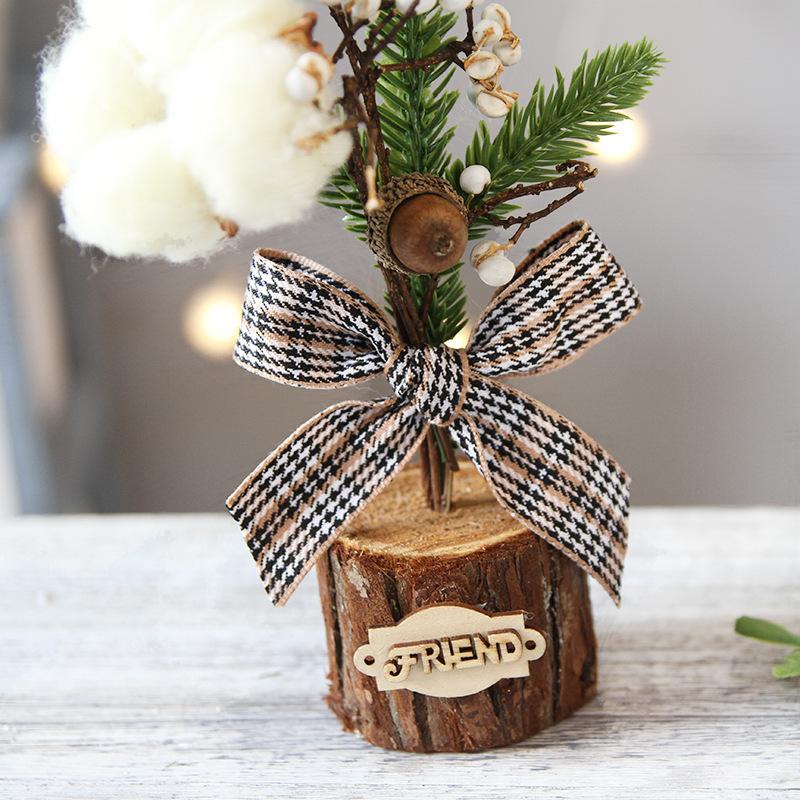 Christmas wrought iron small Christmas tree ornaments