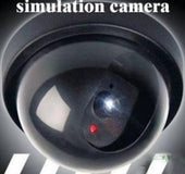 False monitoring fake camera fake hemisphere large with light