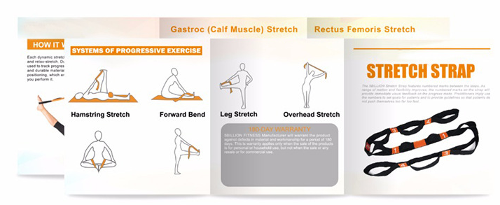 Yoga Stretch Strap Elasticity Yoga Strap with Multiple Grip Loops Hot Yoga Physical Therapy Greater Flexibility
