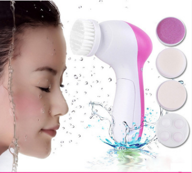 Instrumento de limpieza facial eléctrico 5 en 1