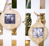 DIY Wooden Photo Frame Christmas Decoration