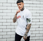 Men's t-shirt short sleeve men loose