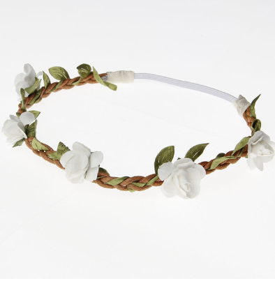 Children's woven rose hair band