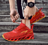 Flying woven wild thick bottom increased sports white shoes casual shoes