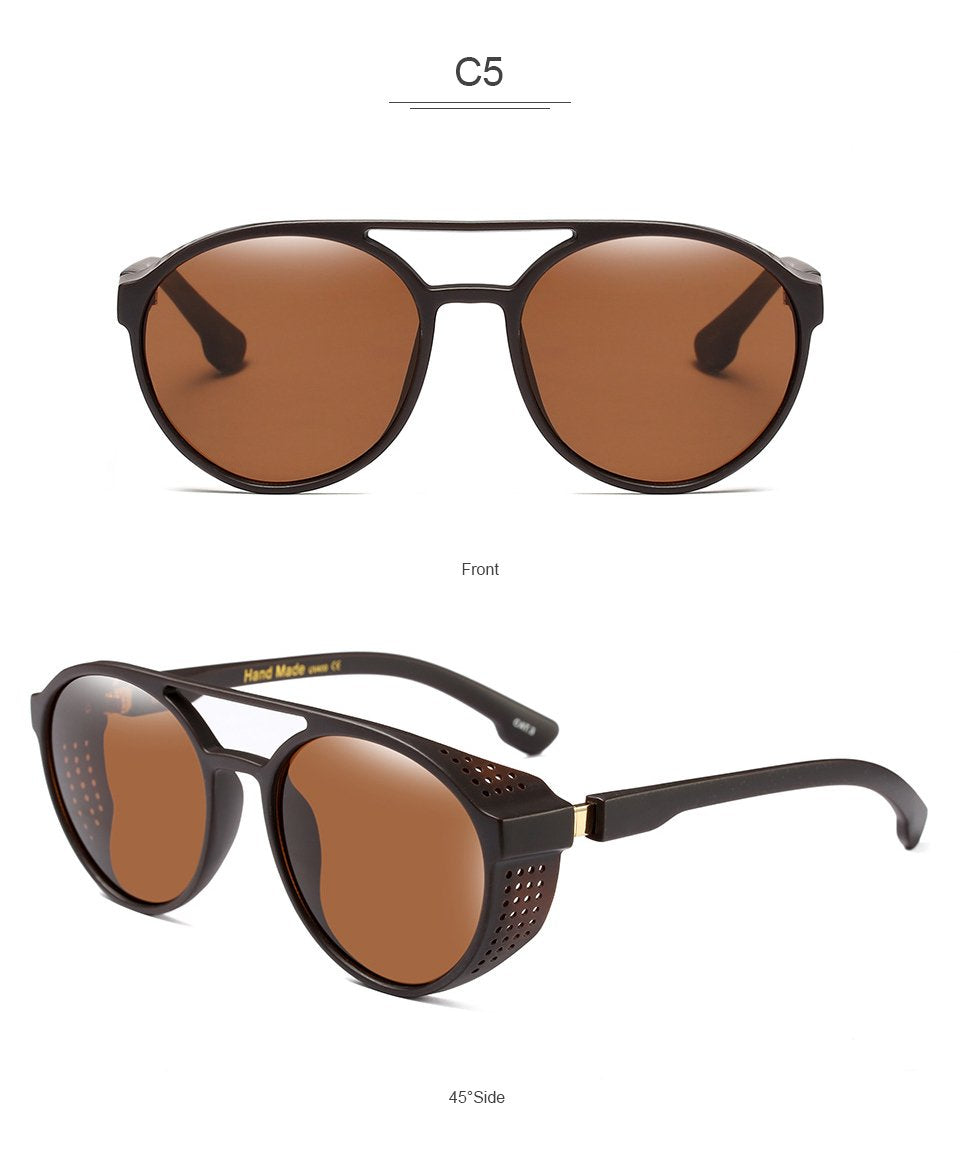 Trendy retro round sunglasses