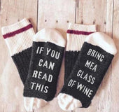 Funny Letter Printed Socks