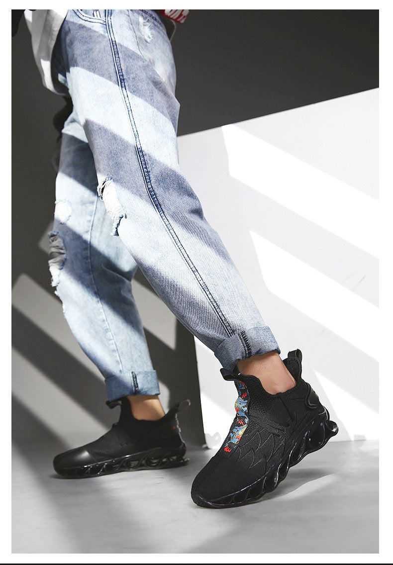 Fire dragon sneakers