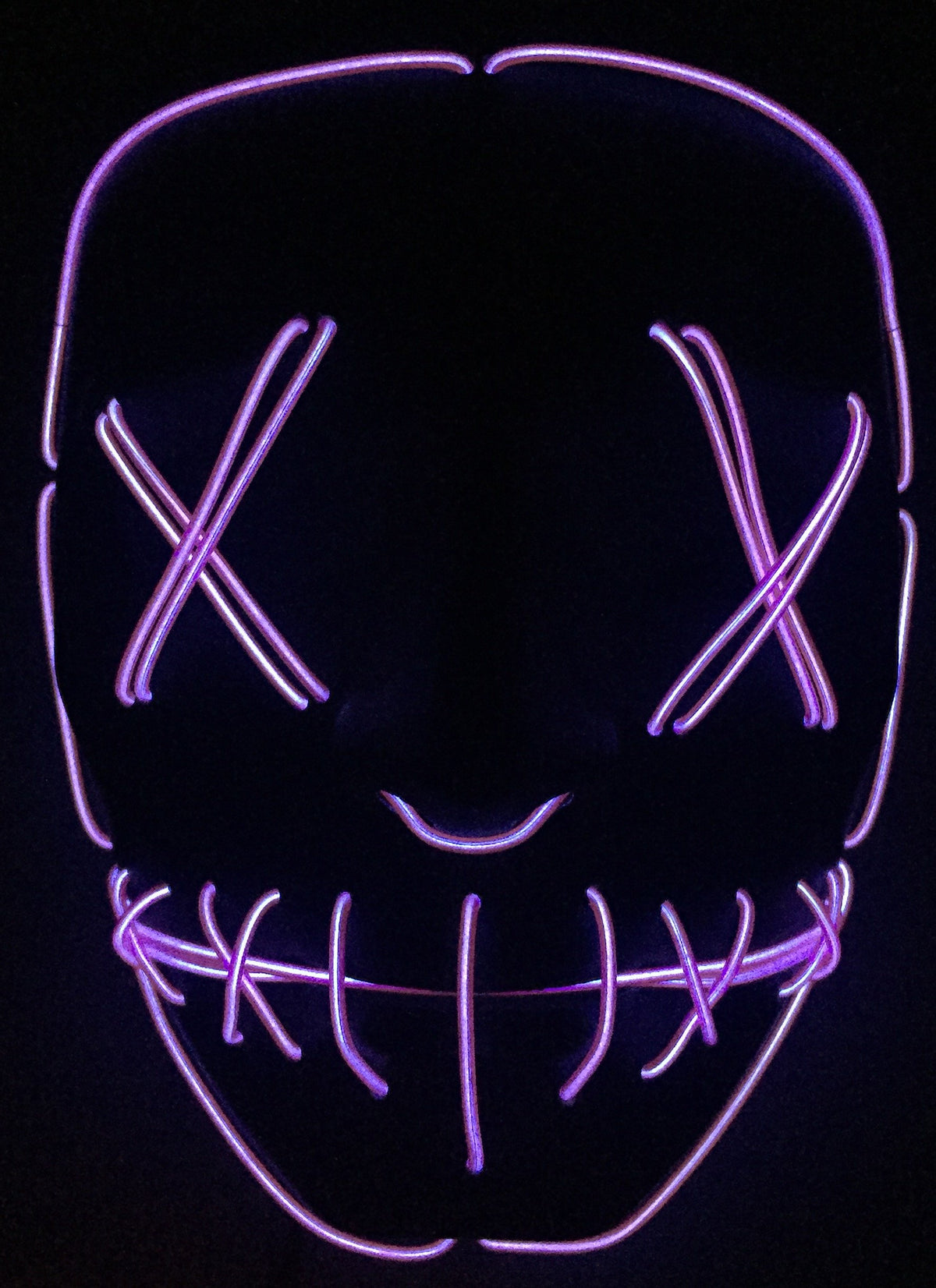 Halloween Led Luminous Mask Horror Grimace Bloody EL wire Halloween Carnaval Party Club Bar DJ Glowing Full Face Masks