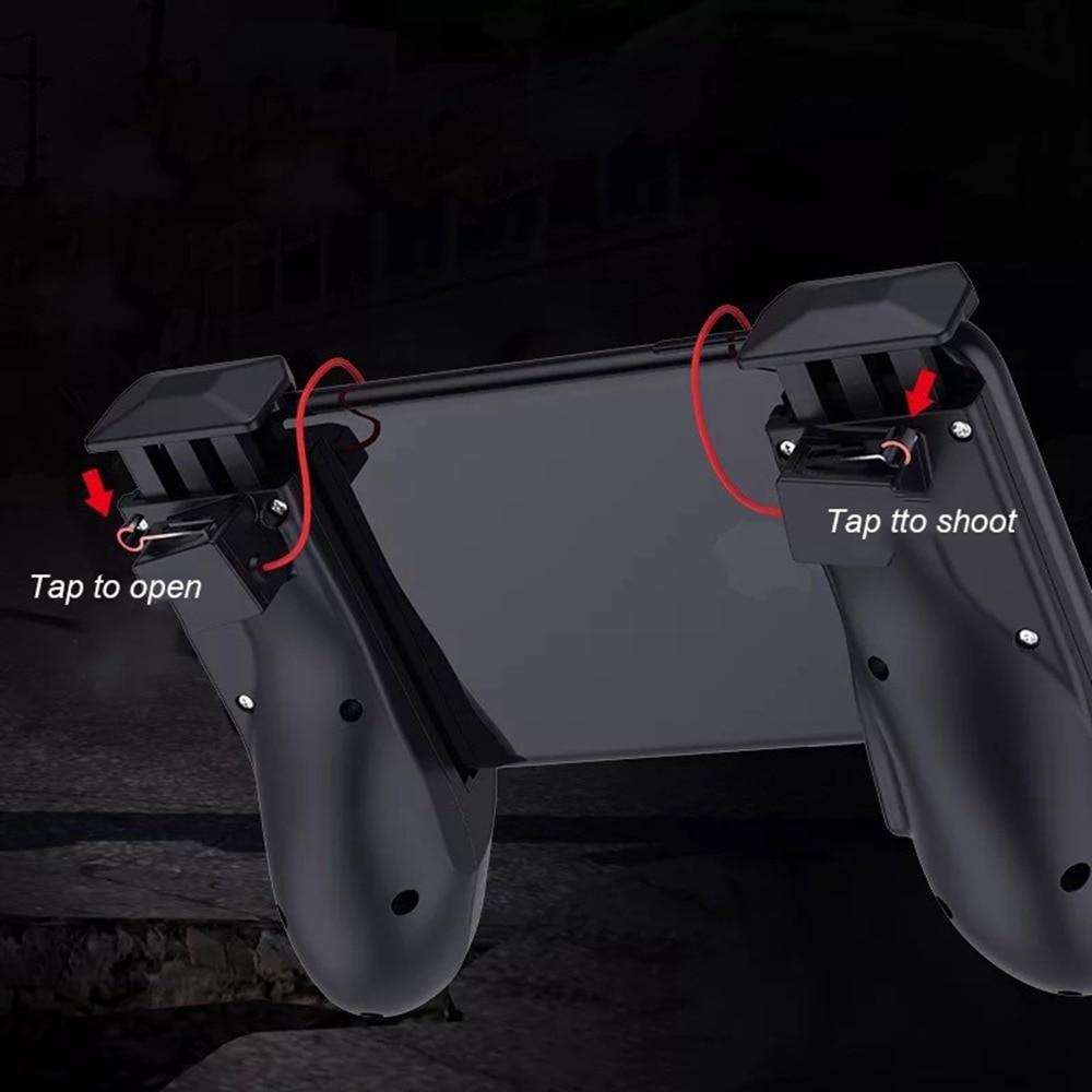 3 in 1 PUBG Game Fire Button AimEat Chicken Artifact MV Handle Auxiliary Game Jedi Survival Stimulate Battlefield King Glory Walking Artifact Set Key Smart Phone Trigger R1 L1 Shooter Gampads PUBG Mobile Gaming Handle Shooter Controller (China)