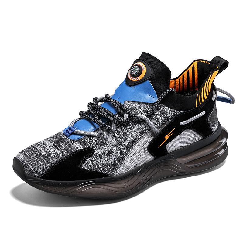 Flying Woven Breathable Popcorn Running Shoes