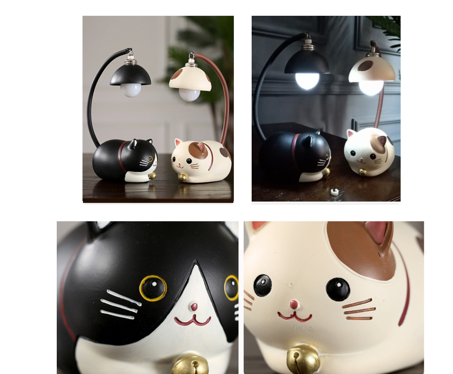 Adornos Luz Gato Creativo