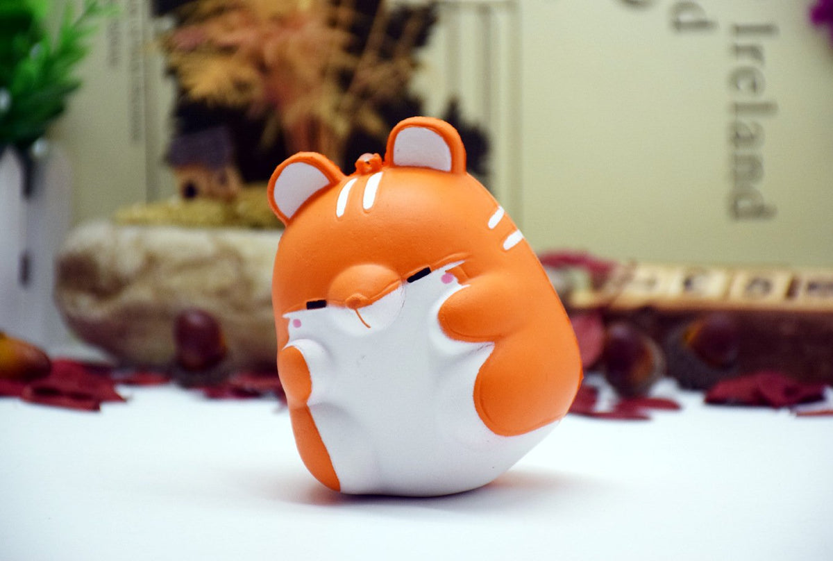 resinous cartoon hamster toy