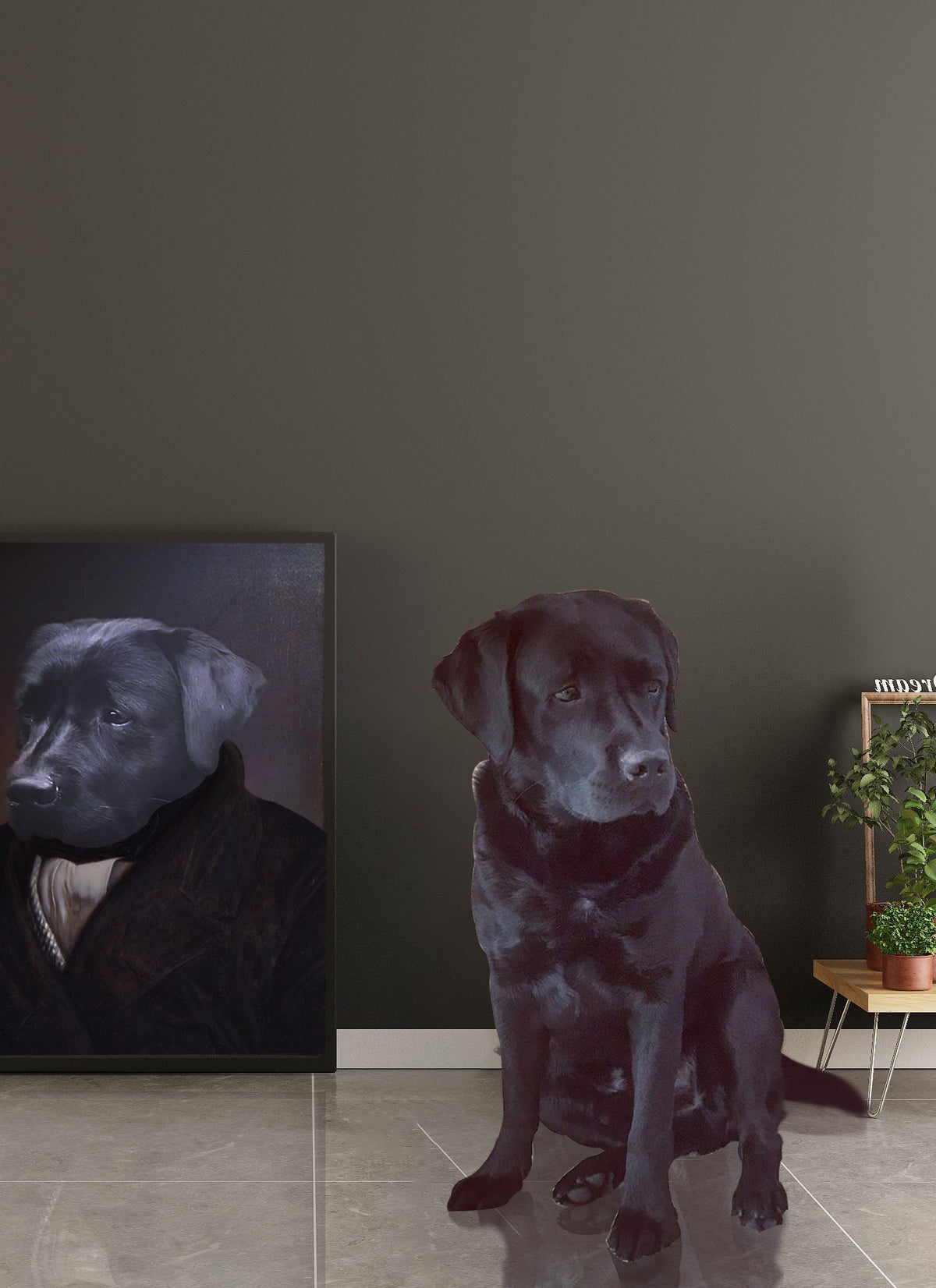 Personalized Pet Canvas Portrait