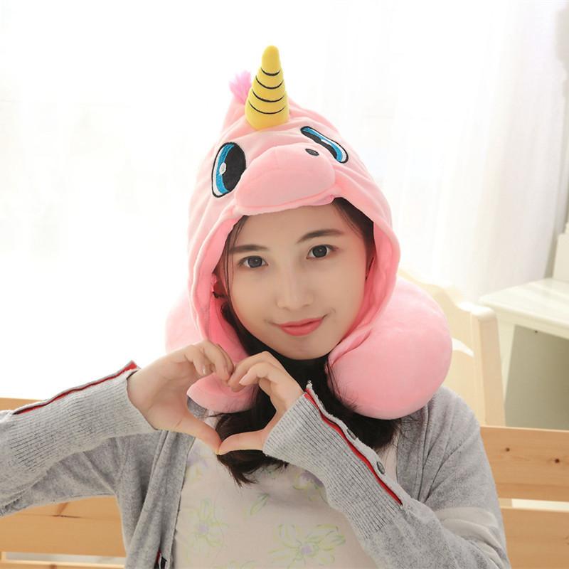 unicorn U shape travel pillow