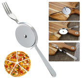 Stainless Steel Cake Cutter with Knife and Fork