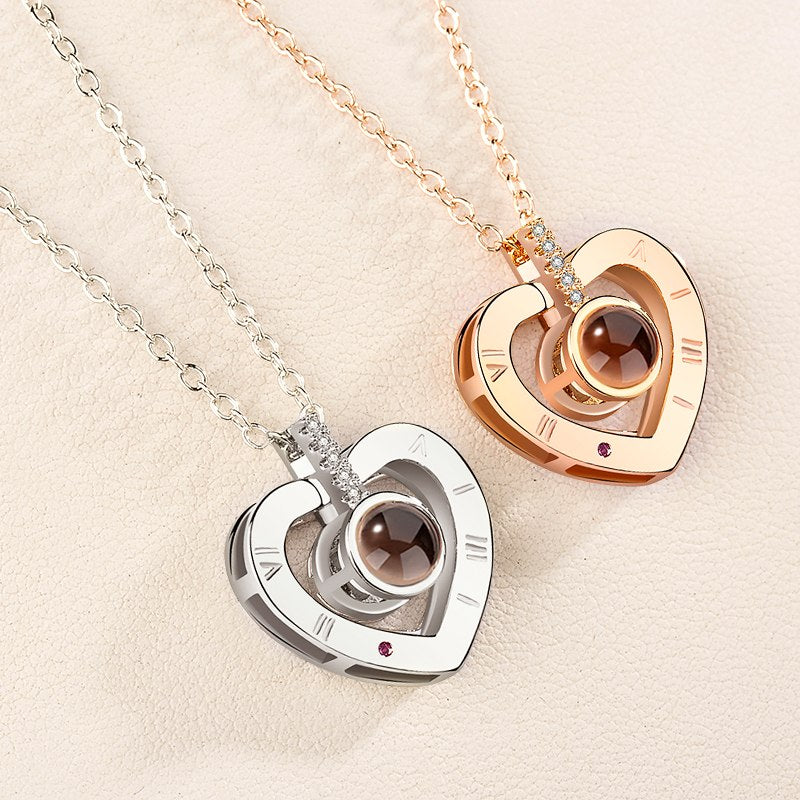 Collares con leyenda TE AMO en 100 idiomas