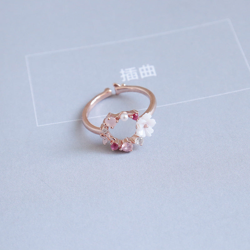 Anillo Corona de flores