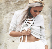 Long Sleeve Round Collar