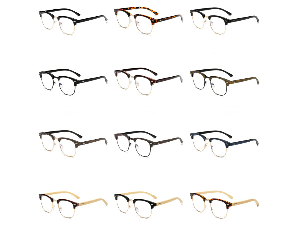 Men and women bamboo legs sunglasses