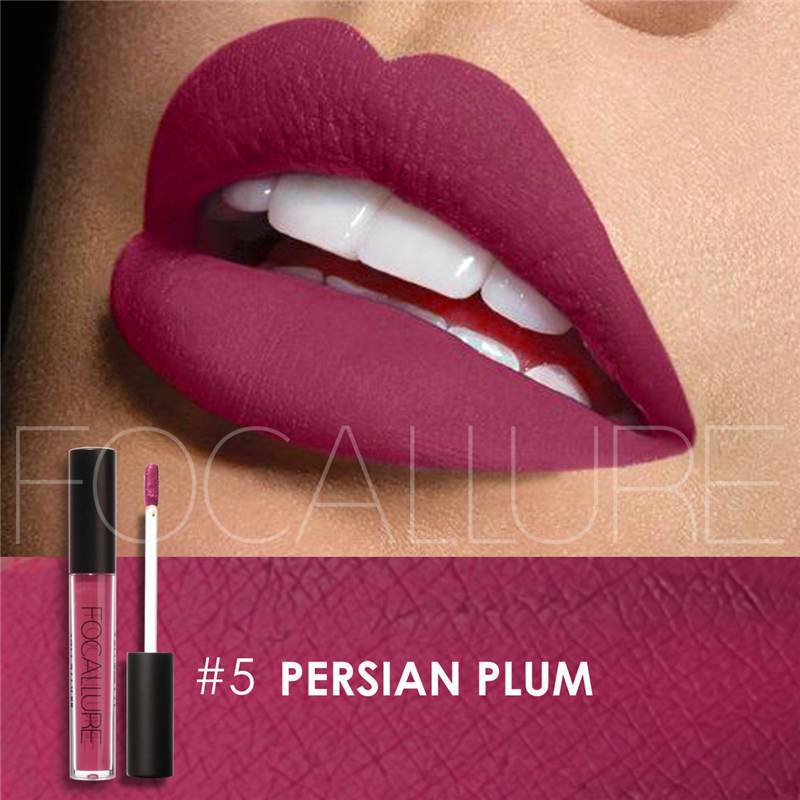 5 Colors Matte Liquid Lipgloss Metallic Lipstick