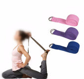 Yoga rope stretch with cotton yoga tension band