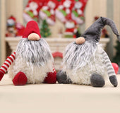 Cartoon christmas decoration doll faceless doll