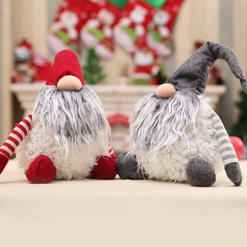 Cartoon christmas decoration doll faceless doll