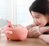 Plastic fruit double lazy melon seed tray creative fruit plate living room snack boxes candy box cartoon dry fruit