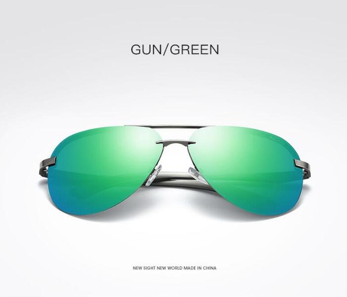Aluminium magnesium polarized sunglasses men