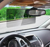 Anti-glare driving visor