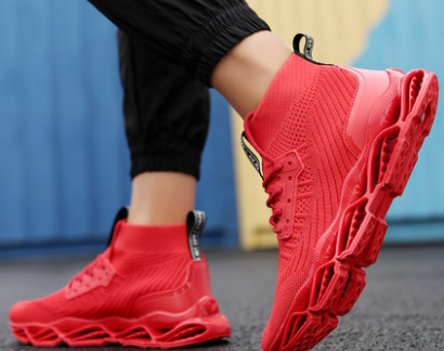 Flying woven mesh shoes