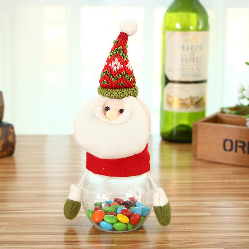 Christmas Snowman Elk Candy Jar