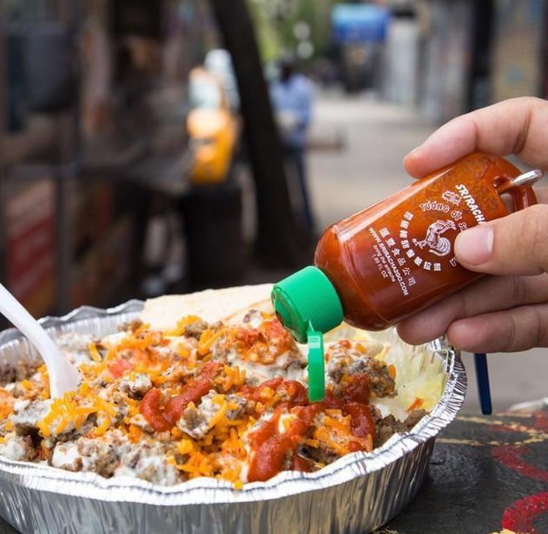 Sriracha key-chain bottle