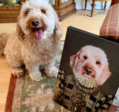 Personalized Pet Canvas Portrait