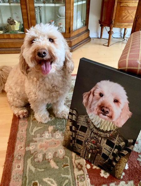 Personalized Pet Canvas Portrait