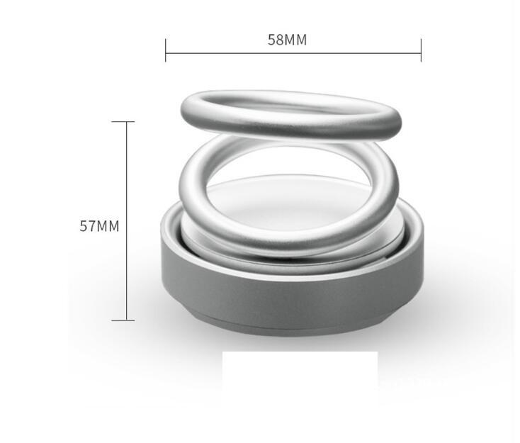 Suspension double ring rotating aromatherapy