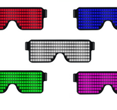 Led luminous glasses new holiday multi-function display glasses