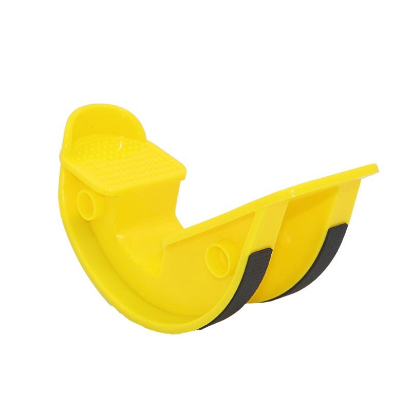 Ribbed plate lacing shoes sole massage pedal
