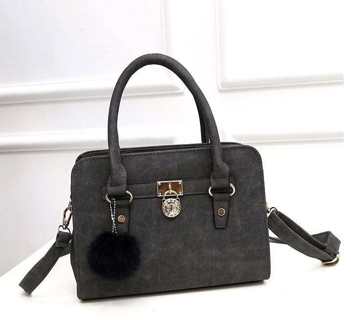 Retro matte shoulder bag