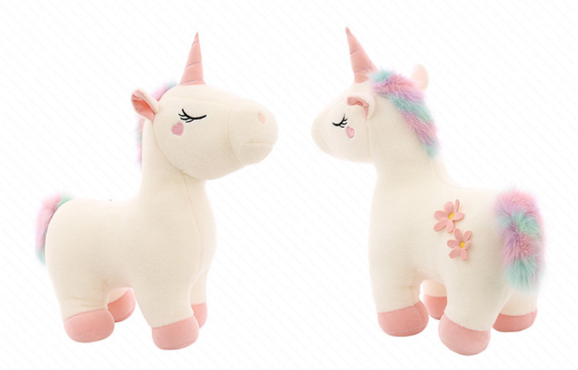 Plush unicorn toy