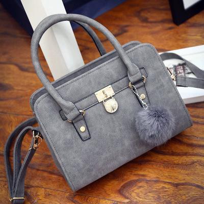 Retro matte shoulder bag