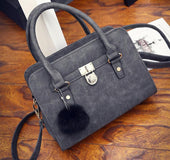 Retro matte shoulder bag