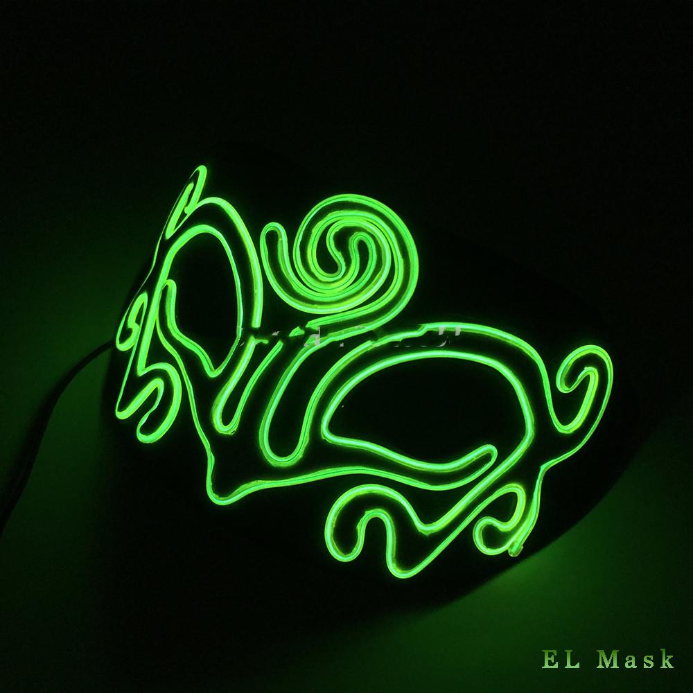 Party halloween EL glow mask